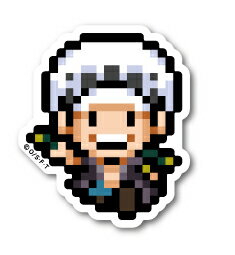 楽天市場 ピクセルワンピース ステッカー ロー ミニサイズ Opx024s One Piece ドット絵 グッズ ゼネラルステッカー