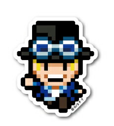 楽天市場 ピクセルワンピース ステッカー サボ 幼少期 ミニサイズ Opx030s One Piece ドット絵 グッズ ゼネラルステッカー