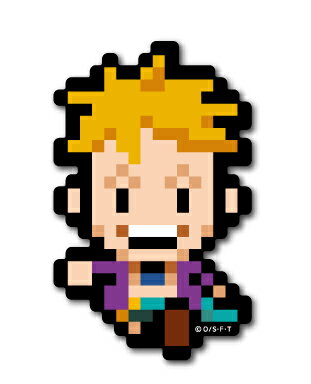 楽天市場 ピクセルワンピース ステッカー マルコ ノーマルサイズ Opx032 One Piece ドット絵 グッズ ゼネラルステッカー