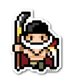 楽天市場 ピクセルワンピース ステッカー 白ひげ ミニサイズ Opx033s One Piece ドット絵 グッズ ゼネラルステッカー