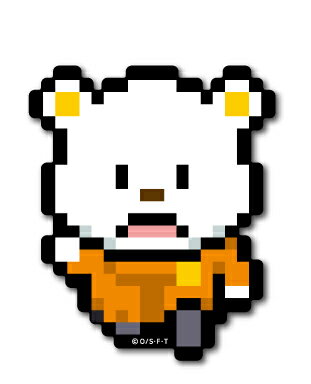 楽天市場 ピクセルワンピース ステッカー べポ ノーマルサイズ Opx034 One Piece ドット絵 グッズ ゼネラルステッカー