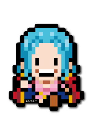 楽天市場 ピクセルワンピース ステッカー ビビ ノーマルサイズ Opx036 One Piece ドット絵 グッズ ゼネラルステッカー