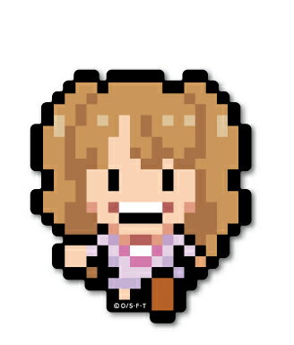 楽天市場 ピクセルワンピース ステッカー プリン ノーマルサイズ Opx038 One Piece ドット絵 グッズ ゼネラルステッカー