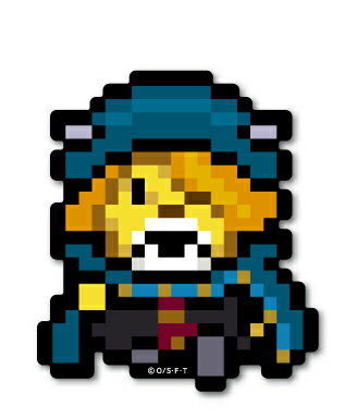 楽天市場 ピクセルワンピース ステッカー ペドロ ノーマルサイズ Opx041 One Piece ドット絵 グッズ ゼネラルステッカー