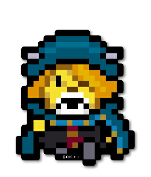 楽天市場 ピクセルワンピース ステッカー ペドロ ノーマルサイズ Opx041 One Piece ドット絵 グッズ ゼネラルステッカー