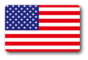 SK207 国旗ステッカー アメリカ U.S.A. 100円国旗 旅行 スーツケース 車 PC スマホ