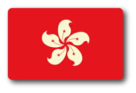 SK235 国旗ステッカー 香港 HONG KONG 100円国旗 旅行 スーツケース 車 PC スマホ