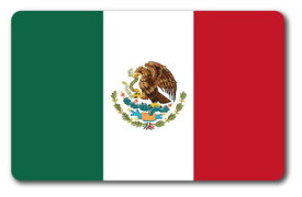SK248 国旗ステッカー メキシコ MEXICO 100円国旗 フラッグ 旅行 スーツケース 車 PC スマホ