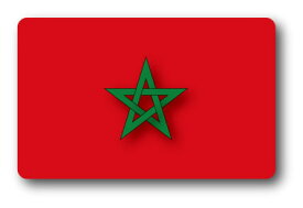 SK256 国旗ステッカー モロッコ MOROCCO 100円国旗 フラッグ 旅行 スーツケース 車 PC スマホ