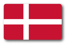 SK261 国旗ステッカー デンマーク DENMARK 100円国旗 フラッグ 旅行 スーツケース 車 PC スマホ