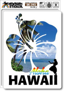 nCAXebJ[ HAWAIIAN STICKER 08 SK293 nC XebJ[ ObY G
