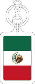 KSK248 メキシコ MEXICO 国旗キーホルダー 旅行 国旗 フラッグ スーツケース