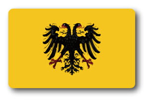 SK376 国旗ステッカー 神聖ローマ HOLY ROMAN 100円国旗 フラッグ 旅行 スーツケース 車 PC スマホ