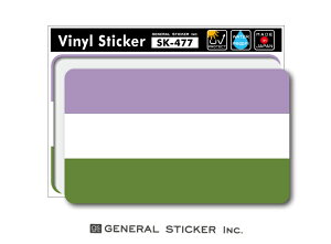 Genderqueer �W�F���_�[�N�B�A �X�e�b�J�[ M�T�C�Y �W�F���_�[�V���[�Y LGBTQ �t���b�O SK477 ���� �x�� gs �O�b�Y