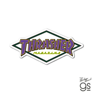 THRASHER �_�C�J�b�g�X�e�b�J�[ DIAMOND LOGO �X���b�V���[ ���S �X�P�{�[ �u�����h �X�g���[�g �X�}�z �X�[�c�P�[�X gs �����O�b�Y THR003