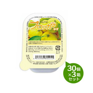【3箱セット】 NUTRI ニュートリー プロッカZn(亜鉛) ゆず味 77g×30カップ×3箱セット