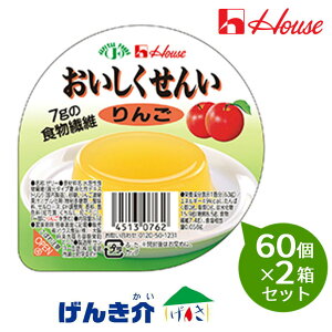 【2箱セット】ハウス おいしくせんい りんご61g×60個×2箱セット センイ 林檎