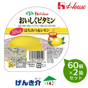 【2箱セット】ハウス おいしくビタミンはちみつ&レモン 60g×60個×2箱セット