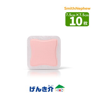 二次治癒フォーム状創傷被覆・保護材 ハイドロサイト AD プラス 7.5×7.5cm 10枚入り 創傷ケア 滲出液コントロールスミス・アンド・ネフュー 創傷 熱傷 褥瘡ケア高度管理医療機器:整形用品承