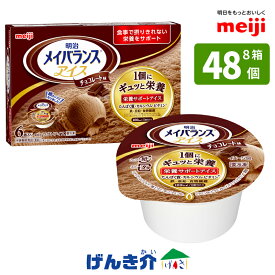 明治 メイバランス アイス チョコレート味 80ml×48個　送料無料(一部地域は別途送料がかかります)　法人のみ　代引不可　同梱不可