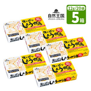 生姜湯 自然王国 生しぼり しょうが湯 糖質30%OFF12g×20袋 1箱 / 5箱 株式会社あさの 協和高知県産 国産 粉末 生姜パウダー 黒糖 ジンジャーティー 生姜茶 温活 ジンジャーしょうが 生姜 ショウ