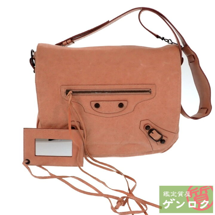 楽天市場】【中古】 バレンシアガ ショルダーバッグ レザー ピンク  