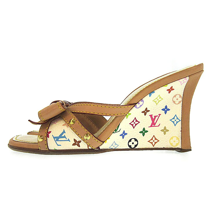 楽天市場】【中古】 ルイヴィトン モノグラム・マルチカラー ウェッジ  