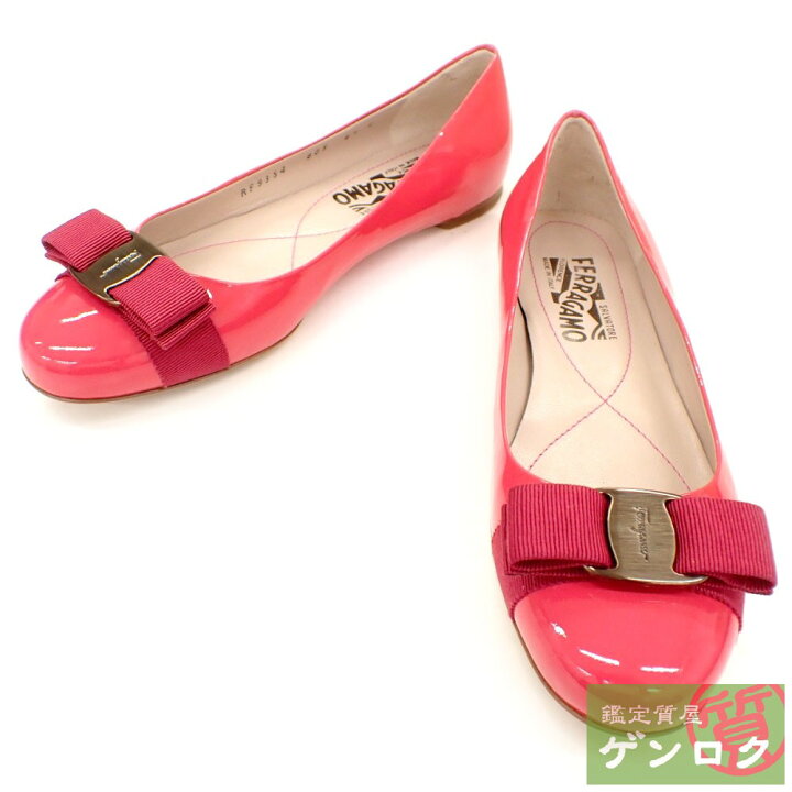 楽天市場】【中古】 サルヴァトーレフェラガモ ヴァラ フラット 