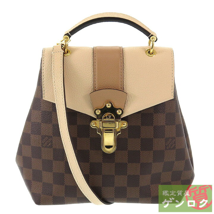 楽天市場】【中古】 ルイヴィトン ダミエ クラプトン・バックパック 