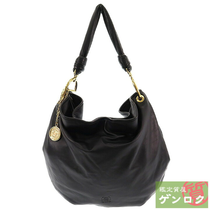 楽天市場】【中古】 ロエベ ワンショルダー ショルダーバッグ レザー  