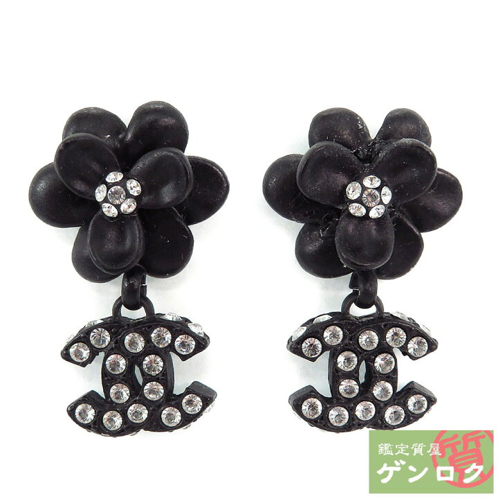 楽天市場】【中古】 シャネル カメリア 花 フラワー ココマーク ピアス 