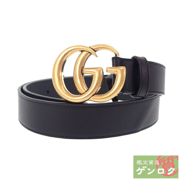 楽天市場】【中古】 グッチ GGマーモント ベルト 414516・AP00T 