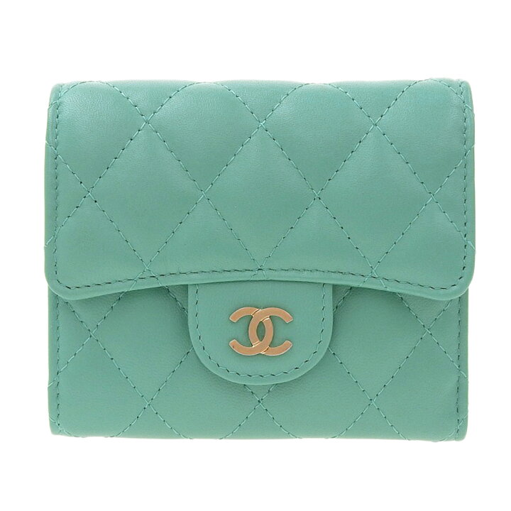 楽天市場】【中古】 シャネル マトラッセ 三つ折り財布 ココマーク  