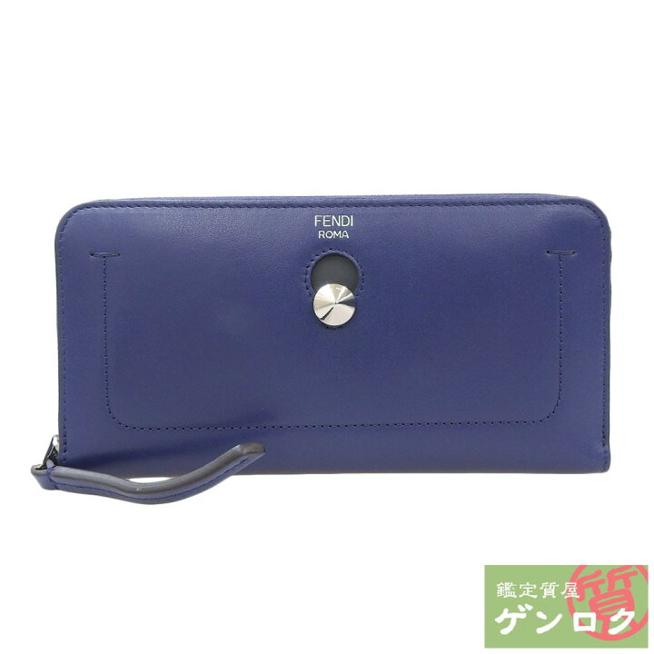 楽天市場】【中古】 フェンディ レザー ラウンドファスナー ウォレット 