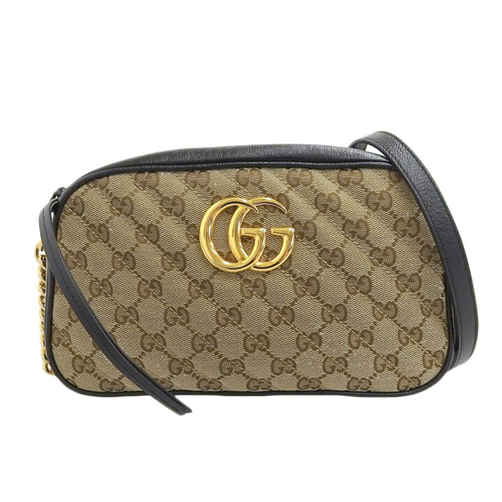 楽天市場】【中古】GUCCI グッチ GGマーモント スモールショルダー 