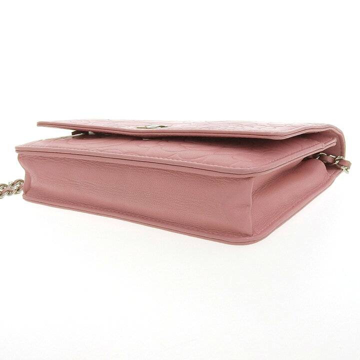 楽天市場】【中古】CHANEL シャネル カメリア チェーンウォレット 