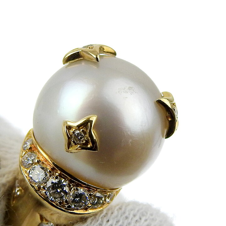 楽天市場】【中古】CHANEL シャネル コメット リング 指輪 750 K18YG 