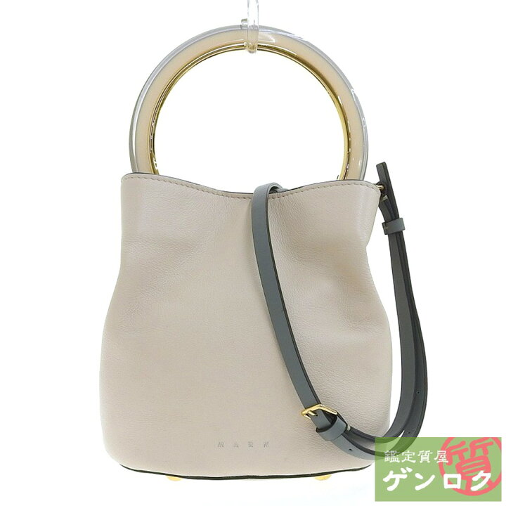 楽天市場】【中古】MARNI マルニ パニエバッグ ショルダーバッグ 