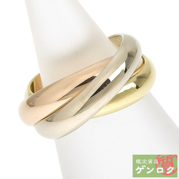 楽天市場】【中古】CARTIER カルティエ トリニティ リング 指輪 750  