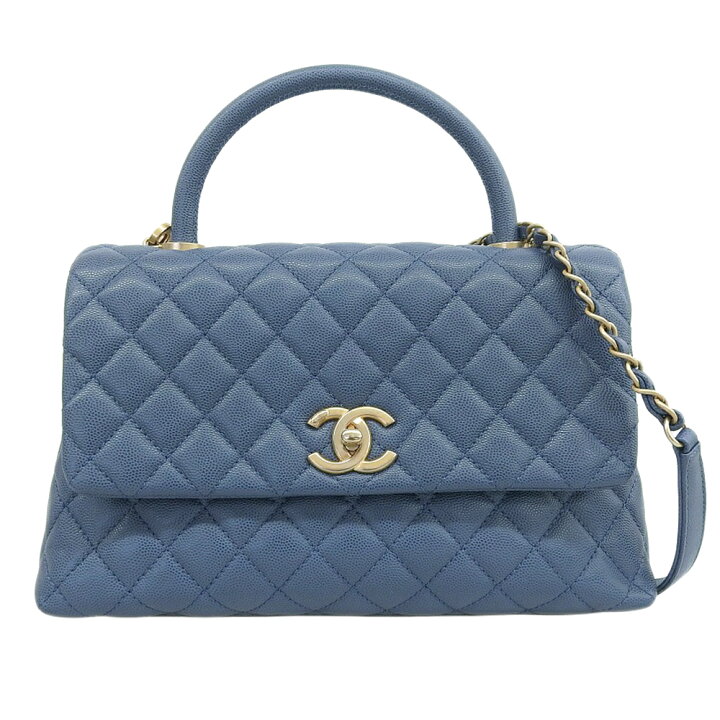 楽天市場】【中古】CHANEL シャネル ココハンドル ミディアムバッグ 