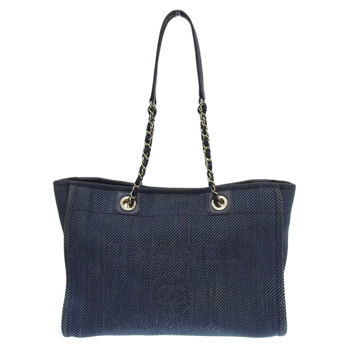 楽天市場】【中古】CHANEL シャネル ドーヴィル トートバッグ  