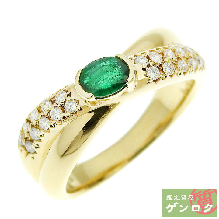 楽天市場】【中古】TASAKI タサキ リング 指輪 K18YG エメラルド 0.35  