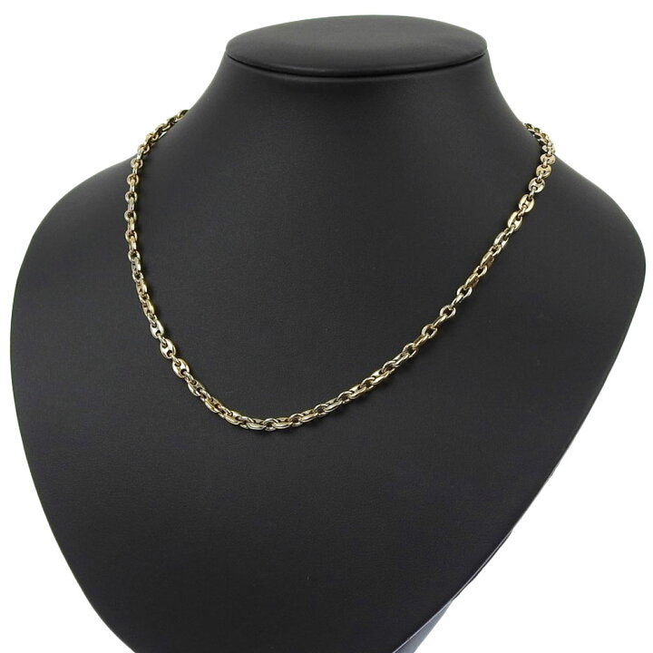 楽天市場】【中古】CARTIER カルティエ ネックレス 750 K18YG コンビ 