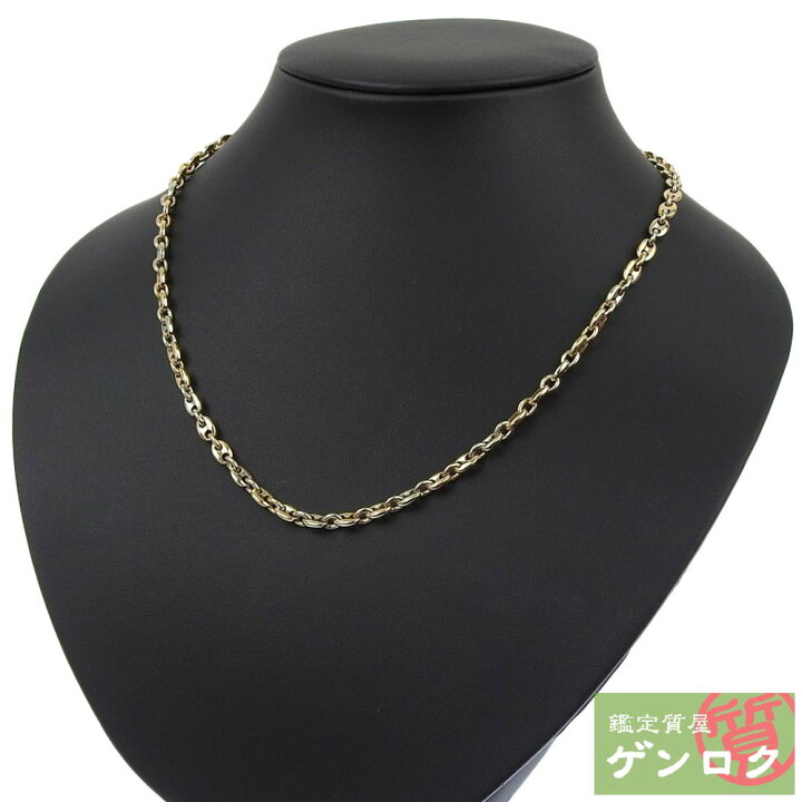 楽天市場】【中古】CARTIER カルティエ ネックレス 750 K18YG コンビ 