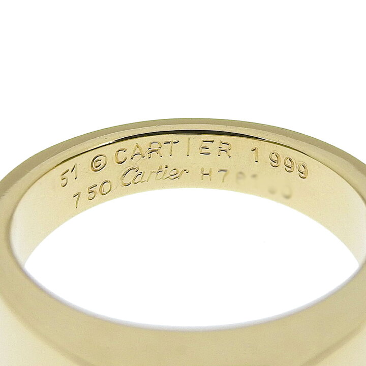 楽天市場】【中古】CARTIER カルティエ タンク リング 指輪 750 K18YG 