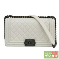 楽天市場】CHANEL ボーイ シャネル（カラーホワイト）（ショルダー  