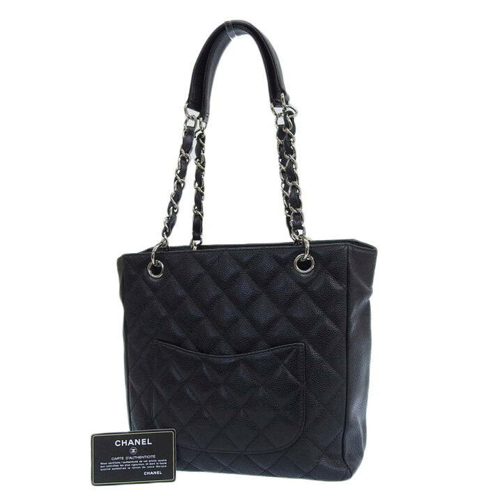 楽天市場】【中古】CHANEL シャネル PST チェーントート トートバッグ  