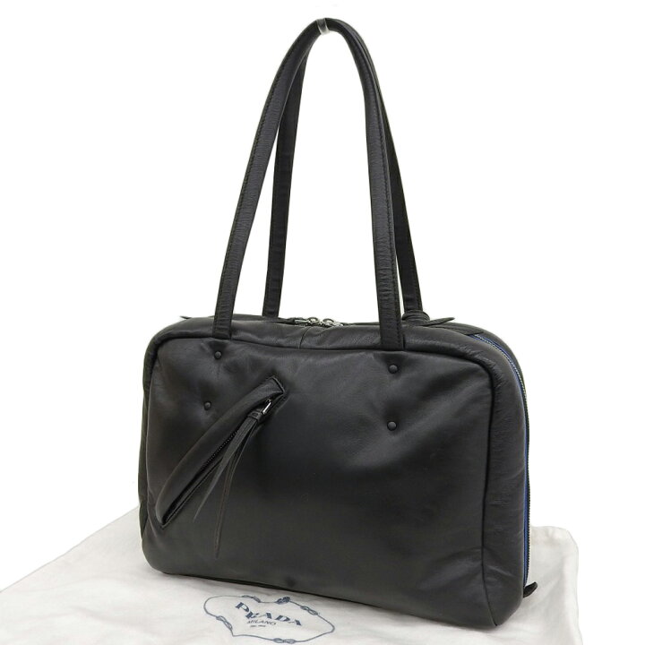 楽天市場】【中古】PRADA プラダ ロゴ ショルダーバッグ トートバッグ 