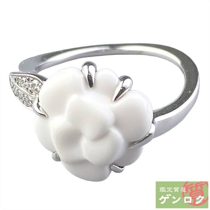 楽天市場】【中古】CHANEL シャネル カメリア リング 750WG 