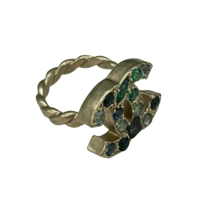 楽天市場】【中古】CHANEL シャネル ココマーク リング GP【質屋  